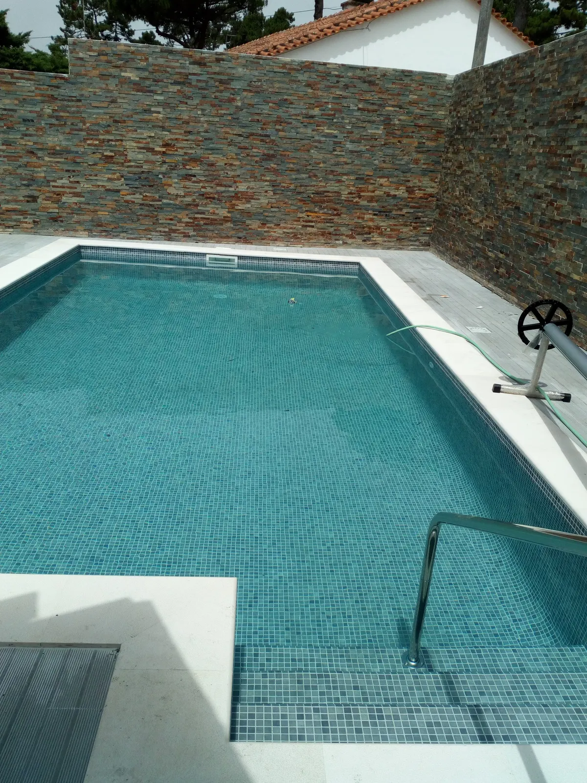Construção de piscina em Sintra — Piscina concluída