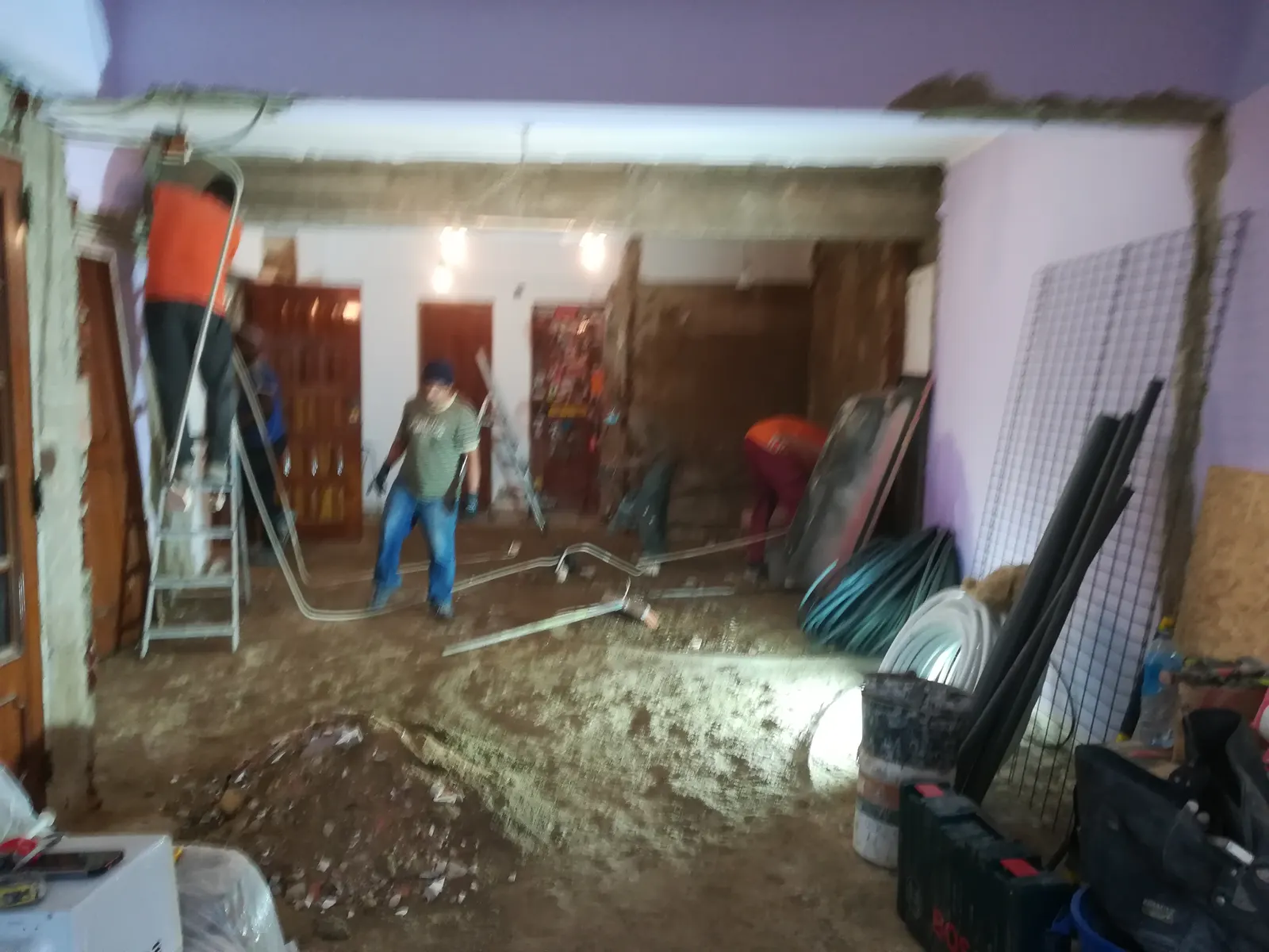 Remodelação em Rio de Mouro — Sala — antes